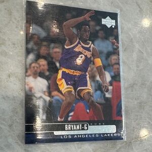 Kobe Bryant Los Angeles Lakers Basketball Card - Purple & Gold
